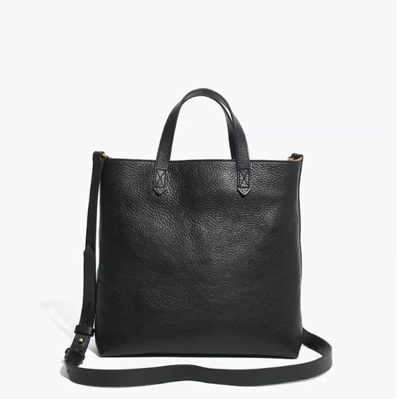 Madewell Zip Top Transport Crossbody bag in True Black - Picture 3 of 7
